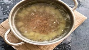 Грибной суп из шампиньонов с гречкой