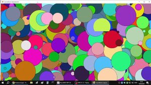 Случайные круги. Pascal ABC, GraphABC