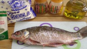 Жареная рыба в манке