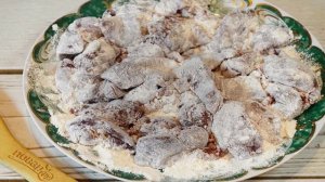 Жареная печень в муке