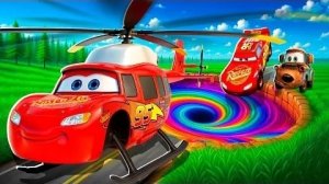 Мега-бои с машинами Маккуина и Pixar против Большой и маленькой Молнии Маккуин! Захватывающая битва