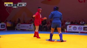 ZHIGALOVA (FIAS 1) vs GASPARIAN (FIAS 1). World SAMBO Cup Cholpon-Ata 2024