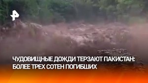 Более 300 человек погибли из-за сильных дождей и наводнений в Пакистане