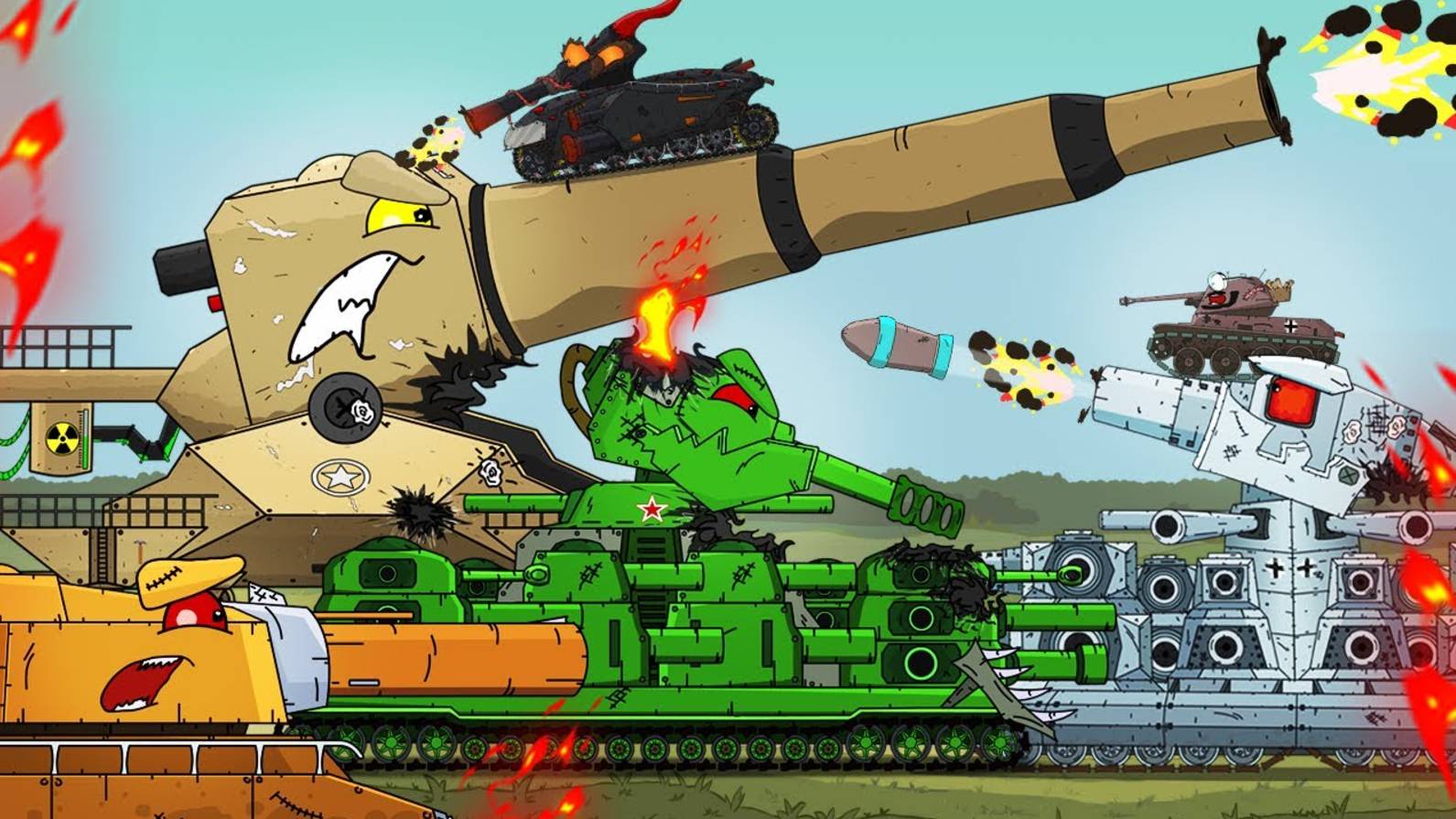 Все серии 3 Сезона - Железные МОНСТРЫ - Мультики Про Танки (WAR ANIMATOR) смотреть онлайн