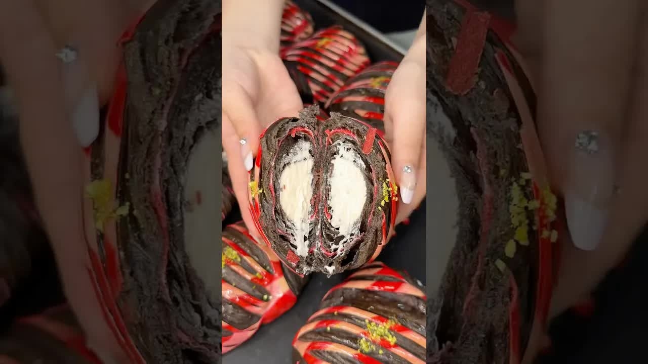 художественный шоколадный японский хлеб