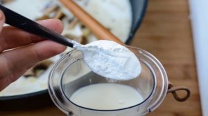 Грибной соус из шампиньонов с молоком