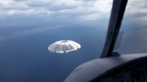 Три НЛО заходят в бухту Евпатории.