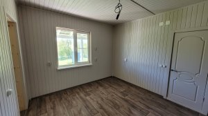 Отделка комнаты вагонкой.