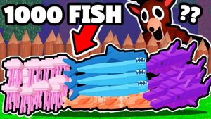 Я ЗАПОЛНИЛ ВСЮ СВОЮ БАЗУ РЫБОЙ в игре 99 ночей в лесу Roblox
