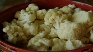 Грибной суп с цветной капустой