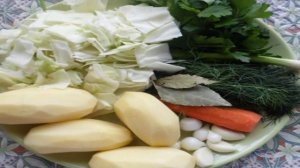 Грибной суп с капустой