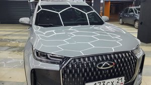 Chery Tiggo 7L - бронирование кузова пленкой и тонировка стекол
