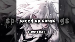 плейлист рандом песен speed up☆