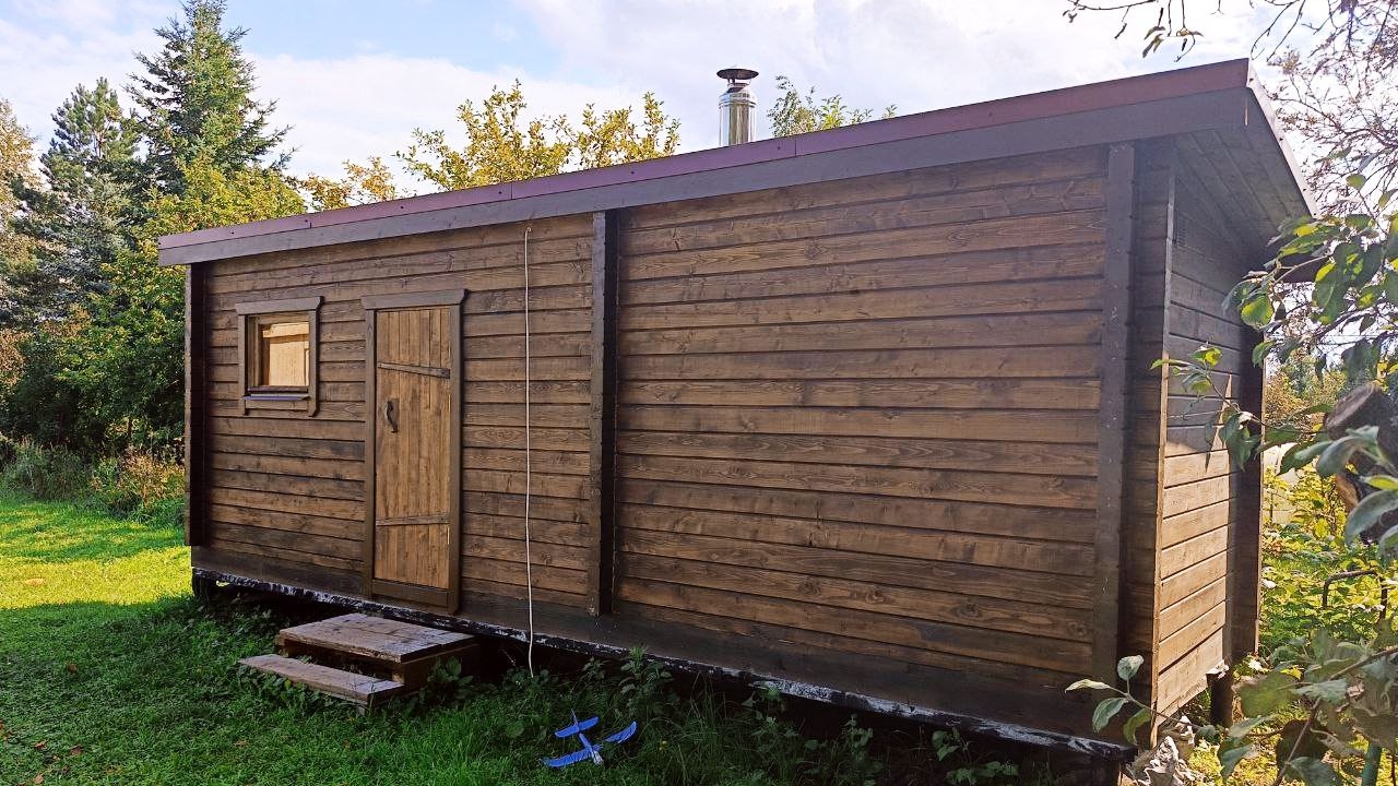 Баня из Бруса с Подготовкой под Террасу смотреть онлайн