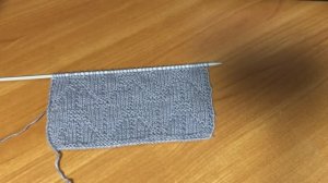 Классный теневой узор спицами для ваших изделий