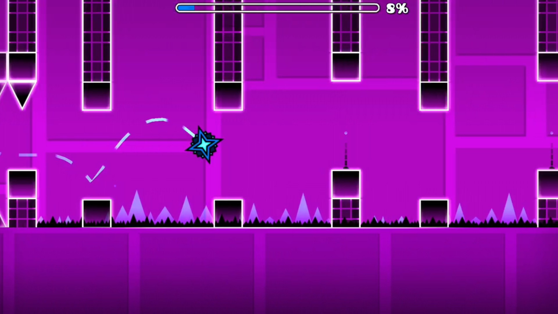 ВОЗМОЖНО ПРОЙТИ УРОВЕНЬ С ПЕРВОЙ ПОПЫТКИ В GEOMETRY DASH?