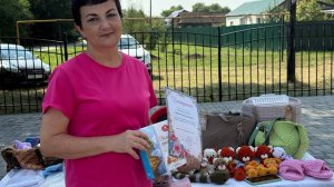 Праздник День села, поучаствовала в ярмарке