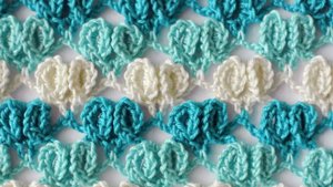 Узор "Ушки" Всего 2 ряда! Вязание для начинающих.Необычные узоры крючком*crochet patterns* Урок 134