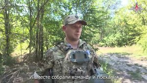 Награждение добровольцев отряда «Барс-9» ГрВ «Запад»