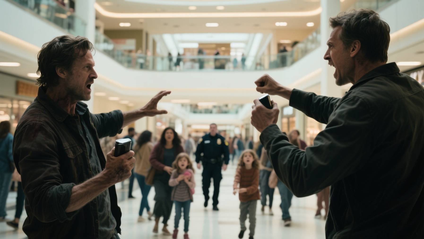 Угрозы в ТЦ Санкт-Петербурга: задержаны двое мужчин с муляжами оружия смотреть онлайн