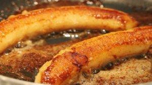 Жареные бананы с медом