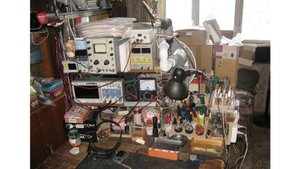 Рабочее место радиолюбителя