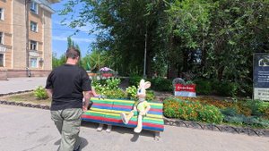 Решили съездить посмотреть г Волжский ( здесь впервые)