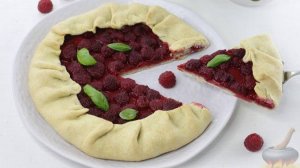 Минимум ингредиентов и никакой возни! ПЕСОЧНАЯ ГАЛЕТА С МАЛИНОЙ