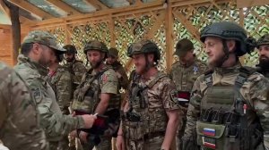 Апти Алаудинов "АХМАТ". Награждение бойцов батальона "Хохла"