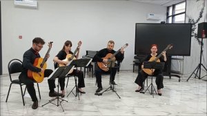 В МОИХ ГЛАЗАХ ТЫ КРАСАВИЦА - Шолом СЕКУНДА, аранж. А. ВИНИЦКОГО. Гитарный джаз. квартет "КВАДРАТ".