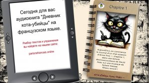 🐾 Французский с юмором: «Дневник кота-убийцы»