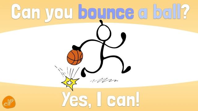 Verb Chant and Pattern Practice for Kids - Can You~_ by ELF Learning