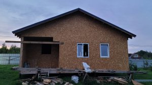 Строю каркасный дом. Свес крыши.