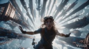 Can You Survive This Wild Alien Adventure Skyline on the Edge - Sci-Fi Steampunk - AI Short Film