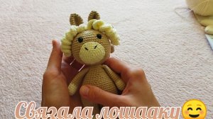 Связала лошадку☺