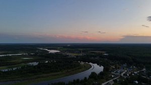 Закат на дроне