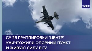 Су-25 группировки "Центр" уничтожили опорный пункт и живую силу ВСУ