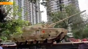В Китае прошла масштабная репетиция военного парада