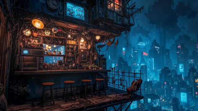 Night Bar Atmosphere  Dark Ambient for Deep Thought  Creativity darkambient creativity