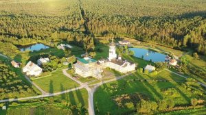 Крыпецкий монастырь в лучах заката