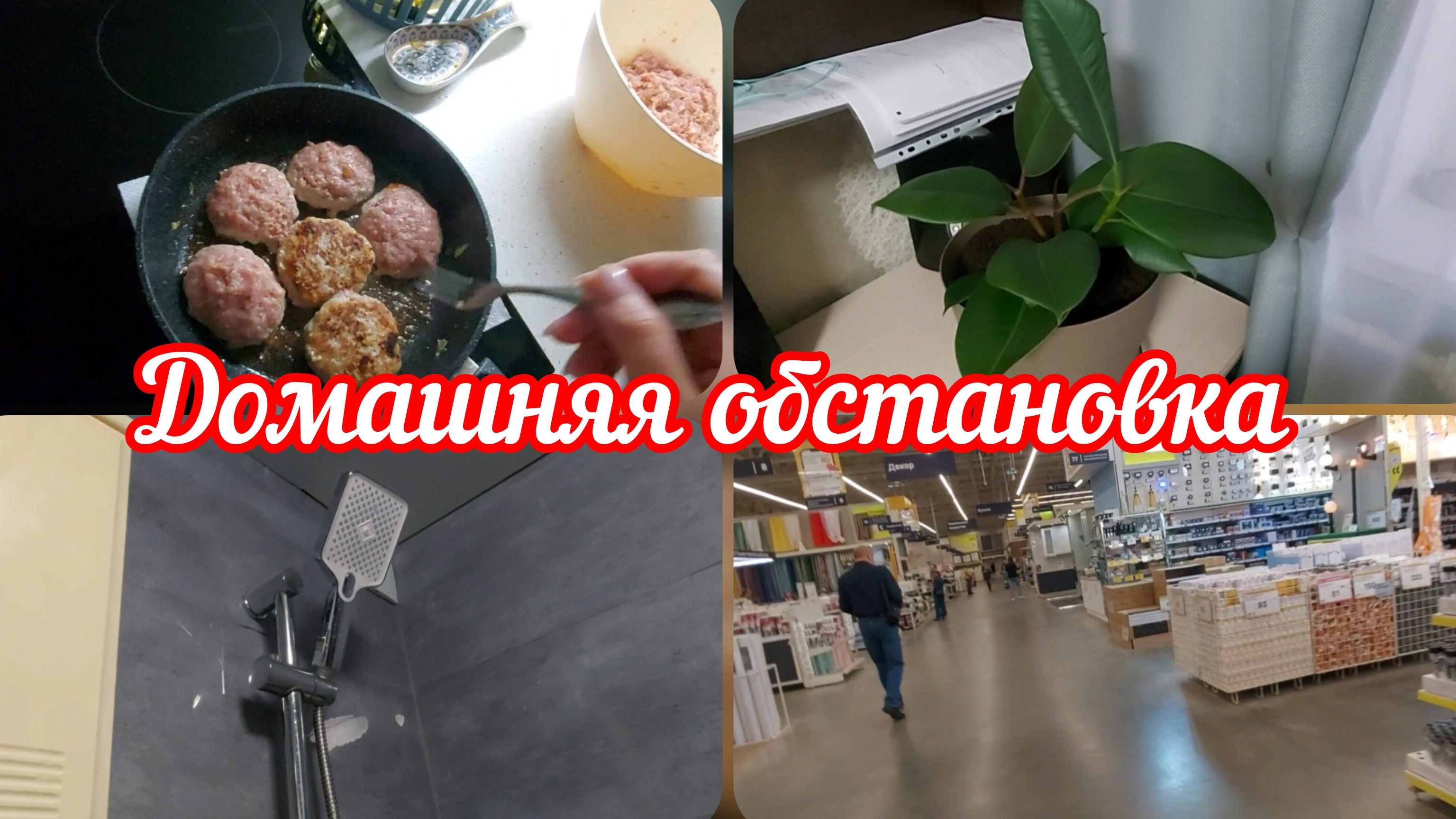 📽Наш фикус🤞Новая лейка/Готовлю ужин #реальнаяжизнь