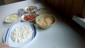 Салат слоёный с красной рыбой!