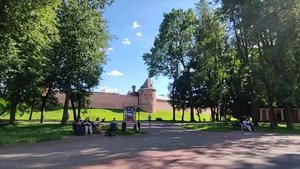 Храм великомученика Пантелеимона/Фонтан Садко и памятник Рахманинову/Живу в Великом Новгороде