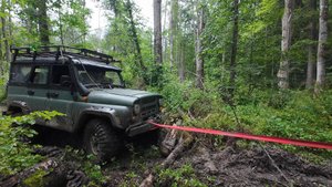 Ранен,но не убит! Покатушка по лесу, три УАЗа 26.07.2025г