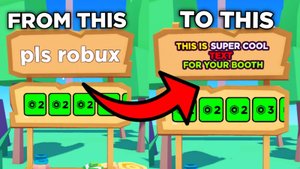ГАЙД КАК ДОБАВИТЬ ЦВЕТ К НАДПИСИ НА СТЕНДЕ В ПЛИС ДОНАТ! Pls Donate Roblox