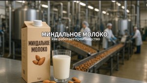 Как производят миндальное молоко на фабриках – подробное объяснение процесса! 🥛