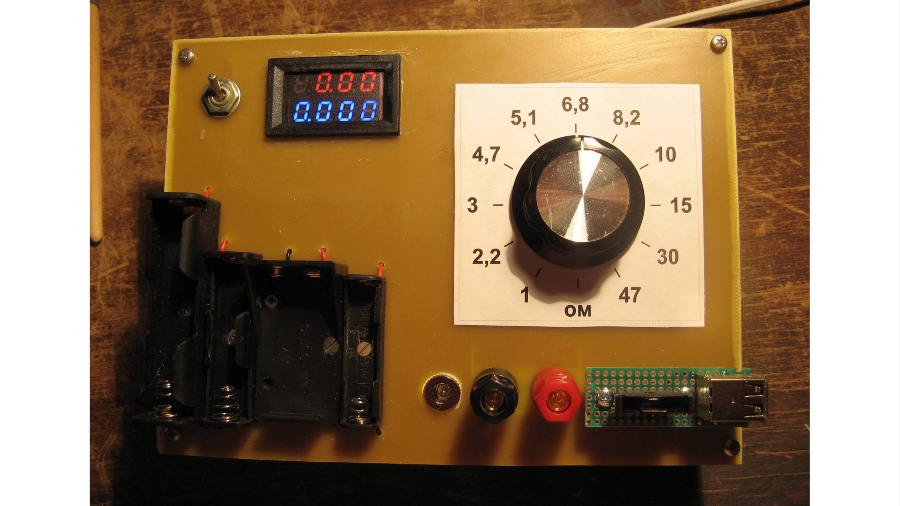 Тестер для проверки батарей, аккумуляторов и блоков питания смотреть онлайн