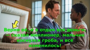 Верни её, и я отдам все деньги, — сказал миллионер, мальчик коснулся гроба, и всё изменилось!
