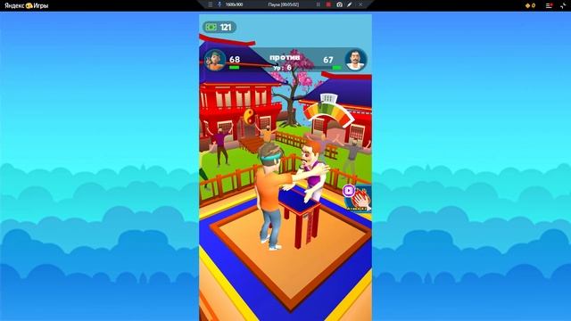 Качаем силу в конкурсе пощечин