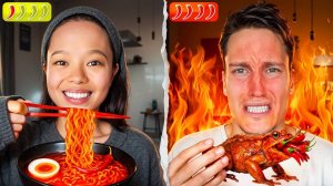 Попробовали САМУЮ ОСТРУЮ Китайскую ЕДУ в МИРЕ!